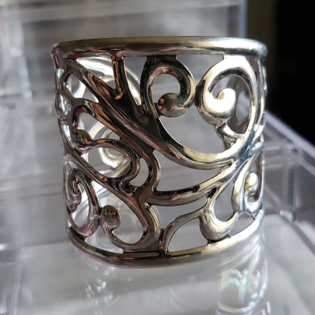 Silver Scroll Bracelet